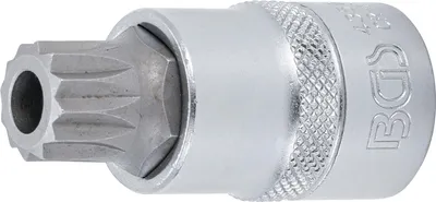 Produktbild von BGS 4356 Bit-Einsatz 12,5 (1/2) Innenvielzahn mit Bohrung, M16x58 mm