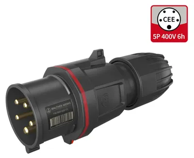 Immagine prodotto di Spina CEE 32A 5p 6h 400 V (50+60 Hz) rosso FW231506PH