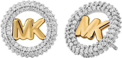 Produktbild von Michael Kors MKJ8560931 Damen Ohrstecker Messing Gold weiß