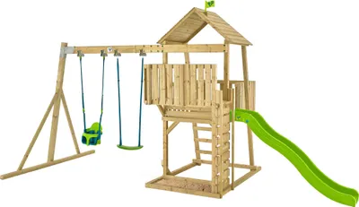 Produktbild von Spielanlage mit Babyschaukel KINGSWOOD Braun