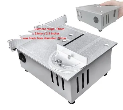 Immagine prodotto di Sega circolare da banco, motore potente, design compatto, modello E-100w