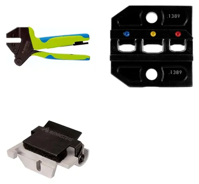 Produktbild von 624 1389 3 0 K2 Rennsteig Werkzeuge GmbH Crimpzange PEW12 für isolierte Verbinder, Schrumpfschlauchverbinder und