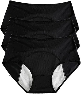 Image de Culotte absorbante pour l'incontinence féminine - Lavable et respirante - Taille XXL