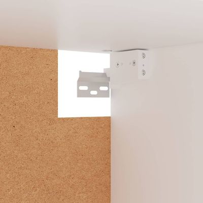 vidaXL Kleiderschrank Weiß 100x32,5x35 cm Holzwerkstoff