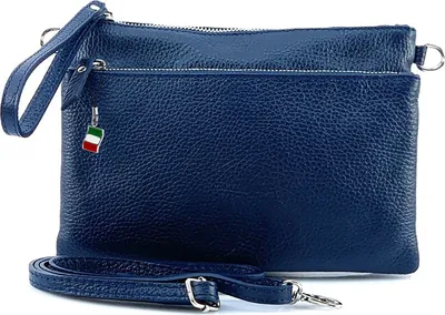 Immagine prodotto di Florence borsa in pelle borsa a spalla borsa da polso blu OTF816B