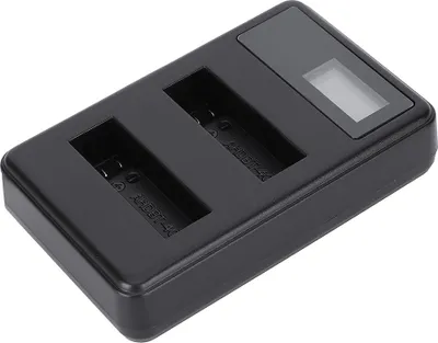 Zdjęcie produktu dla Dwugniazdowa ładowarka USB do aparatu fotograficznego z wyświetlaczem LCD dla 4
