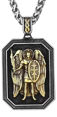 Produktbild von Kettenmedaillon aus Titan mit schützendem Amulett