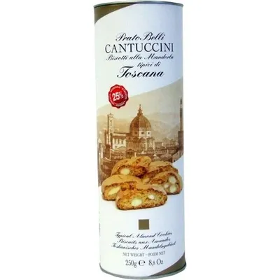 Produktbild von Cantuccini mit 25% Mandelanteil 250 g Zylinderdose
