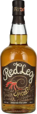 Produktbild von RedLeg Spiced Rum 37,5% Vol. 0,7l