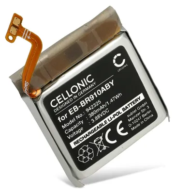 Produktbild von CELLONIC 1x Akku für Smartwatch & Fitnessarmband Kompatibel mit Samsung Galaxy Watch 5 - 44mm, EB-BR910ABY - (380mAh , 3.88V)
