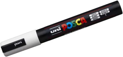 Image de Uni-Ball PC-5M marqueur Pointe ogive Blanc