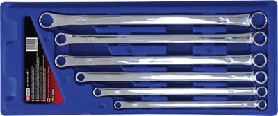 Obrázok produktu pre KS Tools 518.0800, Chrómmolybdénová oceľ, Strieborná, 10x11,12x14,13x15,16x18,17x19,22x24, 6 kusov