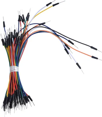 Obrázek produktu pro 65ks Breadboard Protoboard propojovací vodiče bez pájky Flexibilní samec na samce Sada kabelů