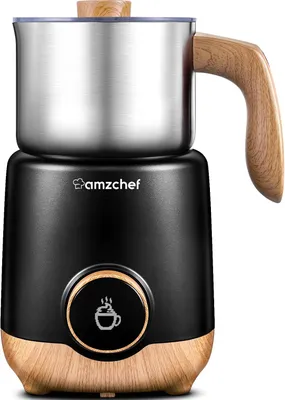 Produktbild von AMZCHEF Milchaufschäumer elektrisch 600 ml 8 in 1 Multifunktion mit Induktionserwärmung OLED Display 550 W für heißen und kalten Milchschaum