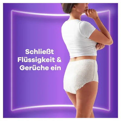 Produktbild von Always Discreet Inkontinenz-Höschen Plus Für Frauen, L, 32 Höschen, Verhindert Auslaufen Und Gerüche, Angenehm Und Kaum Spürbar