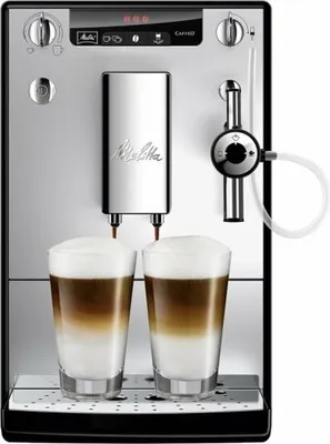 Produktbild von Melitta CAFFEO SOLO & Perfect Milk, Espressomaschine, 1,2 l, Kaffeebohnen, Eingebautes Mahlwerk, 1400 W, Silber