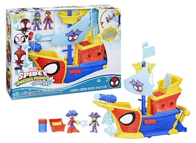 Produktbild von Marvel Spidey Spider Web and Bubbles Pirate Ship