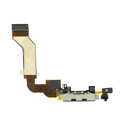 Image de Prise de charge pour iPhone 4s noir Connecteur Dock Flex de remplacement