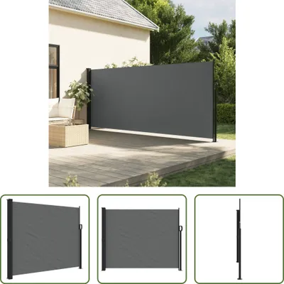 Image de The Living Store Store latéral extensible Anthracite 160x300 cm