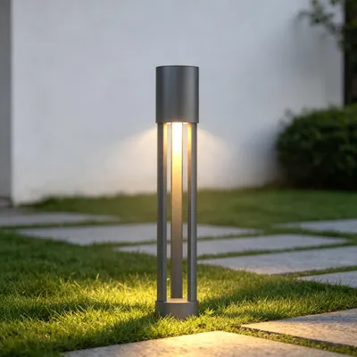 Produktbild von doporro Außenleuchte Wegeleuchten Außen, 10W LED Stehleuchte, 3000K Aussenleuchte Stehlampe, Außenpollerleuchte 70CM IP65 Sandgrau dunkel NeoForge