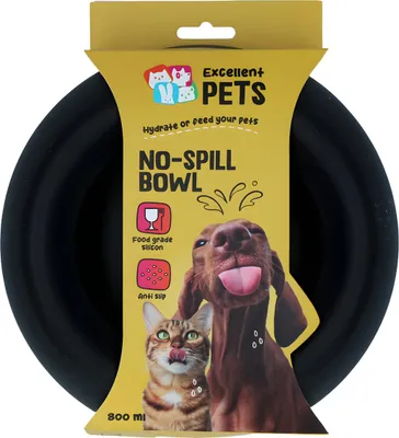 Productafbeelding van Excellent Pets No-Spill Broek, antraciet, maat: M