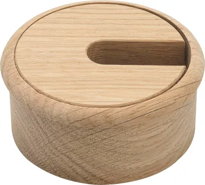 Immagine prodotto di Passacavo Passacavo rotondo Presa per cavo di installazione ø 68 mm Rovere grezzo 2 pezzi