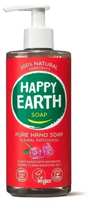Productafbeelding van Happy Earth Handzeep Floral Patchouli 300 ml