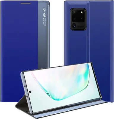 Zdjęcie produktu dla New Sleep Case Pokrowiec Etui Z Klapką Z Funkcją Podstawki Samsung Galaxy A53 5G Niebieski