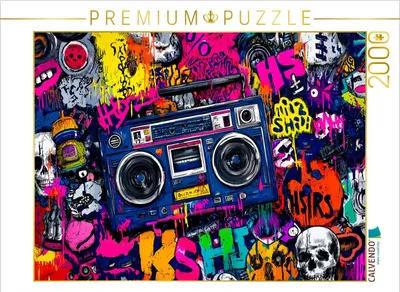 Produktbild von CALVENDO Puzzle Ein Motiv aus dem Kalender City Beats - Graffiti Dreams | 2000 Teile Lege-Größe 90x67cm Foto-Puzzle für glückliche Stunden