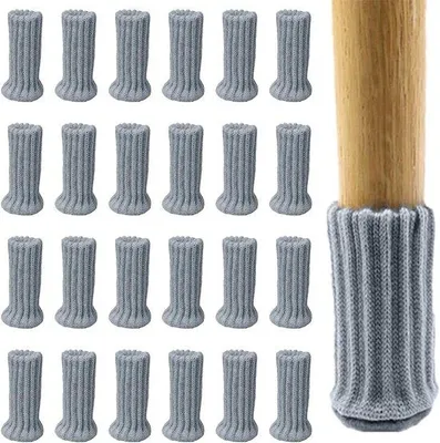Produktbild von Stuhlsocken Beweglich - Elastische Socken für Stuhlbeine - Antirutsch Fußschutz - Hochwertige Abdeckung