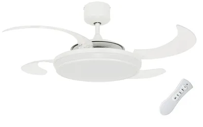 Zdjęcie produktu dla Wentylator sufitowy Fanaway EVO 1 Biały z oświetleniem LED i pilotem zdalnego sterowania