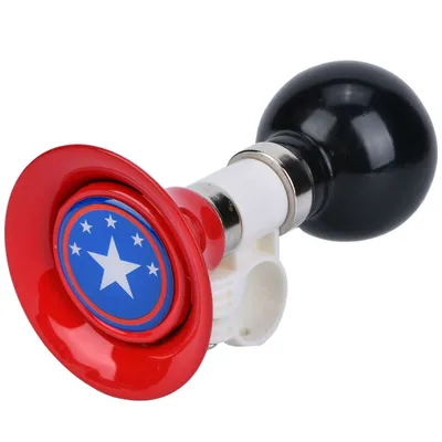 Image de Klaxon pour vélo enfant, klaxon métallique à son puissant, pour vélo enfant, trottinette et draisienne, rouge, accessoire pour garçons et filles