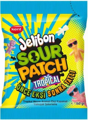 Produktbild von Sour Patch Jelibon Tropical 160g
