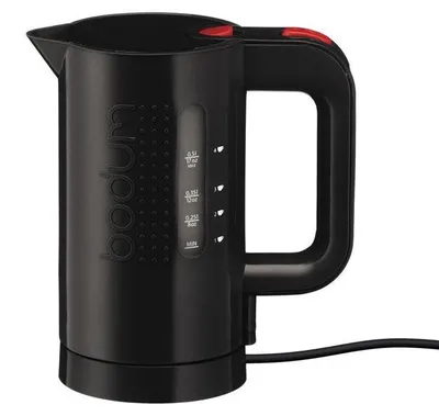 Produktbild von Wasserkocher Bodum Bistro, 0.5 L, 700 W, Kompakt, Schwarz