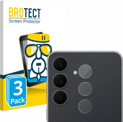 Produktbild von 3x BROTECT Schutzglas für Samsung Galaxy S25 FE (NUR Kameraschutz) Schutzfolie Panzer Folie Glas Display Schutz klar