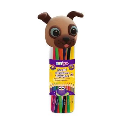 Productafbeelding van Kleurpotloden in een set van 12 stuks - Ideaal voor tekenen en schilderen, een creatief speelgoed voor kinderen!