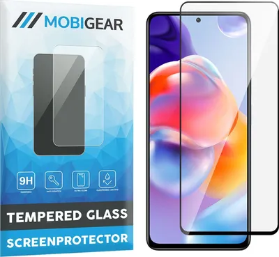 Produktbild von Mobigear Premium  Xiaomi Redmi Note 11 Pro Plus 5G Panzerglas Gehärtetes Glas Displayschutz - Hüllenfreundlich - Schwarz