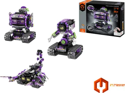 Image de iM.Master - Kit de construction robot  3 en 1 RC télécommandé 17 x 16,6 x 20,6 cm