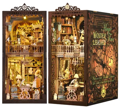 Immagine prodotto di Kit "Boek Nook" – Puzzle 3D in miniatura, casa, per adulti