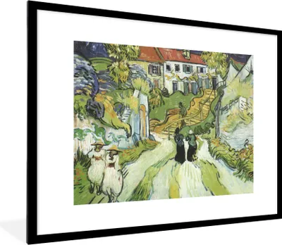 Produktbild von MuchoWow® MuchoWow® Gerahmtes Poster Der Tod von Vincent van Gogh - Vincent van Gogh 80x60 cm - Poster mit zchwarzem Bilderrahmen - Schlafzimmer-Dekorationen - Fotoposter