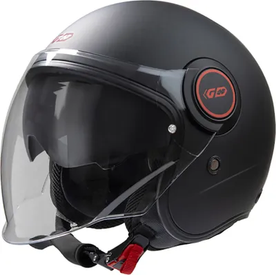 Produktbild von Gari G21 Sunvisor Jethelm Schwarz XS Schwarz XS