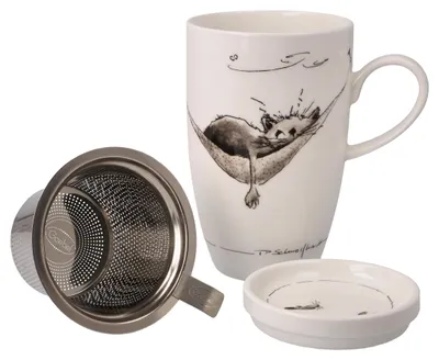 Produktbild von Goebel Peter Schnellhardt Mittagspause Teetasse mit Deckel und Sieb