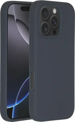 Produktbild von Accezz Liquid Silikoncase mit MagSafe iPhone 16 Pro - Dunkelblau