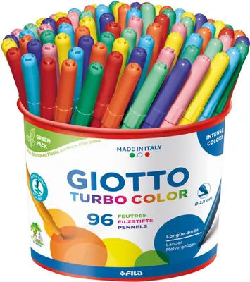 Produktbild von Giotto Turbo Color Fasermaler, 96 Stück