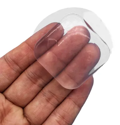 Produktbild von Antikollisionsaufkleber, geräuschlos, selbstklebend, transparent, Cartoon-Silikon, Türgriffpuffer, Schutzstopfen für Zuhause