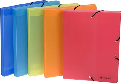 Produktbild von Exacompta Archivbox Rücken 25mm PP 0,8mm Linicolor DIN A4 Farben sortiert