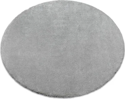 Produktbild von Teppich rund STAR silbern Grau rund 100 cm