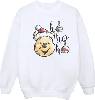 Produktbild von Disney - "Ho Ho Ho" Sweatshirt für Damen BI43039 (S) (Weiß)