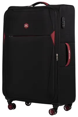 Walizka miękka duża DIPPER Wings 28" BLACK – zdjęcie produktu