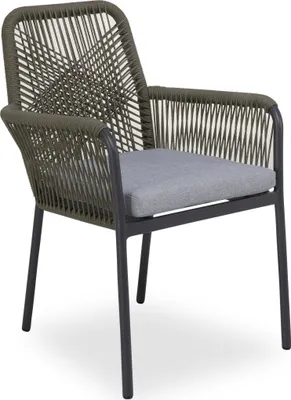 Produktbild von Gartenstuhl SANSIBAR SELVIK BHT 56x85x63 cm grün Stapelstuhl